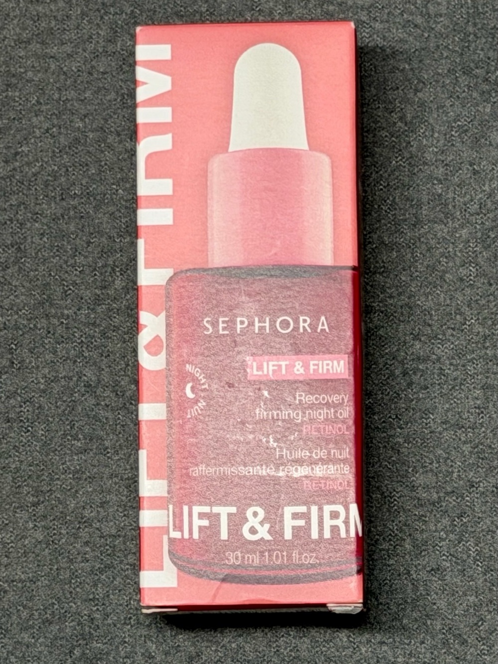 Sephora Lift & Firm Recovery Night Oil - Pink